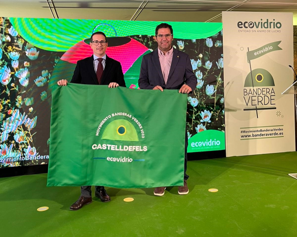 Castelldefels torna a aconseguir la Bandera verda d’Ecovidrio